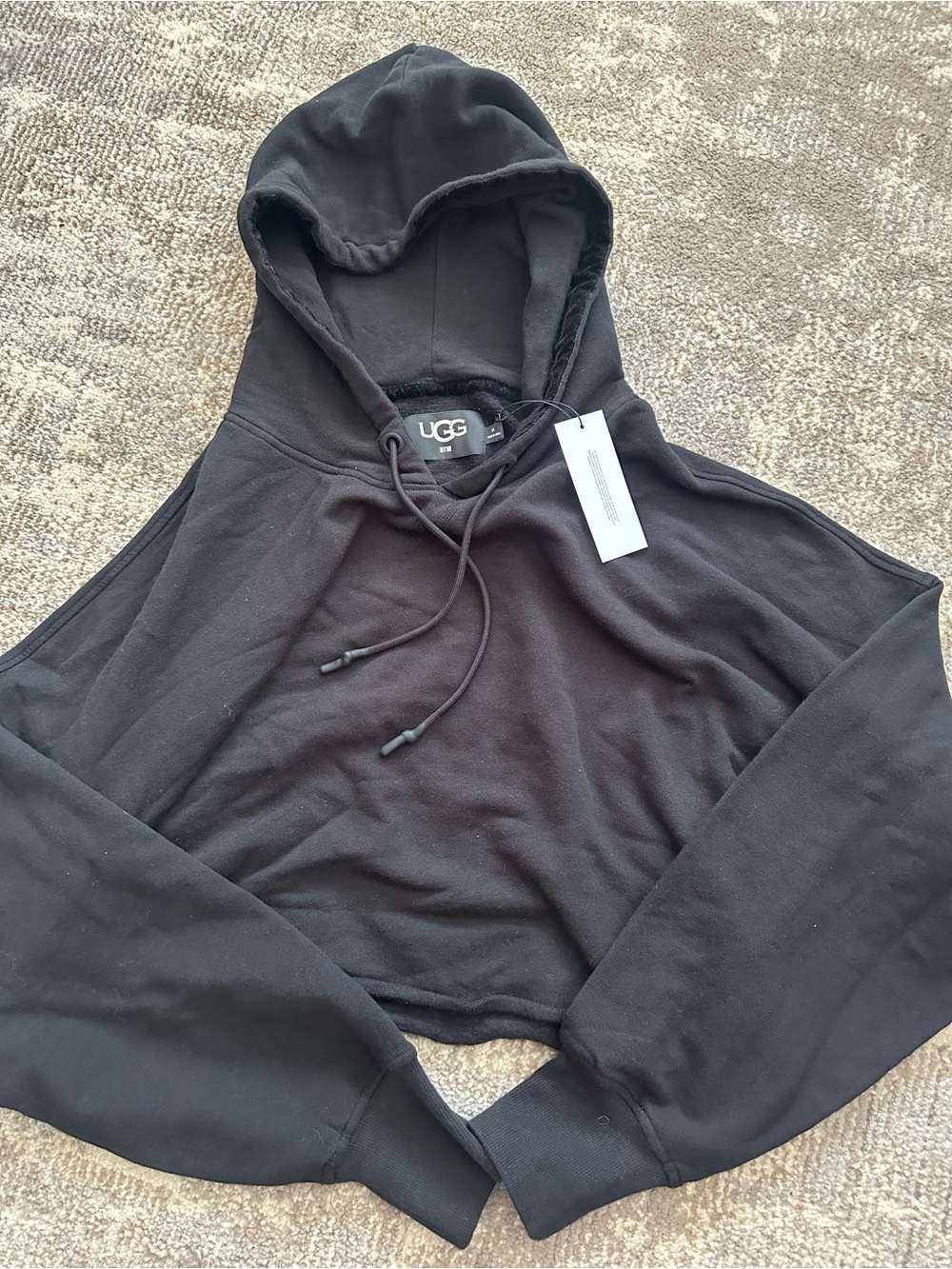 UGG Black Women's Pullover Hoodie Sweatshirt